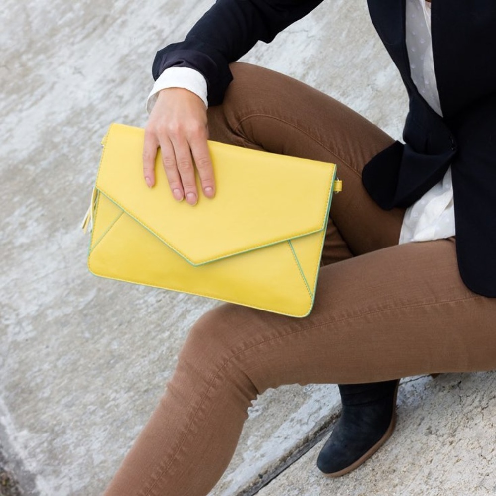 Bobbi Chicago - LOGAN Yellow Ochre Crossbody